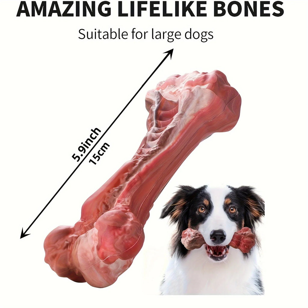 Brinquedo (Osso 15 cm) indestrutível para cães que roem com força