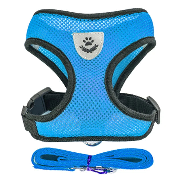 Arnês para cachorros, coleira para cães e gatos