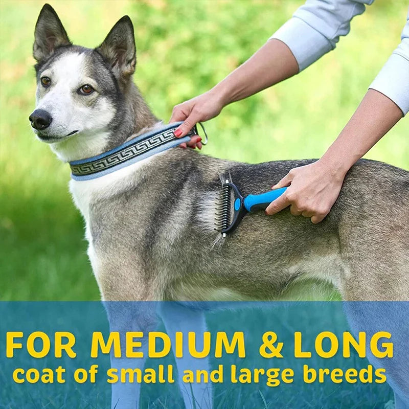 Pet hair brush