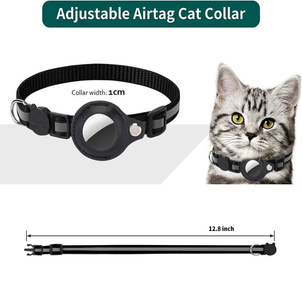 Coleira para gatos com suporte para AirTag