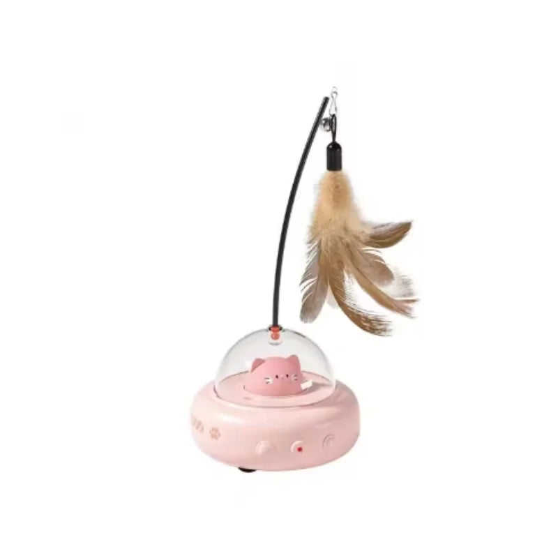 Brinquedo interativo elétrico recarregável para gatos