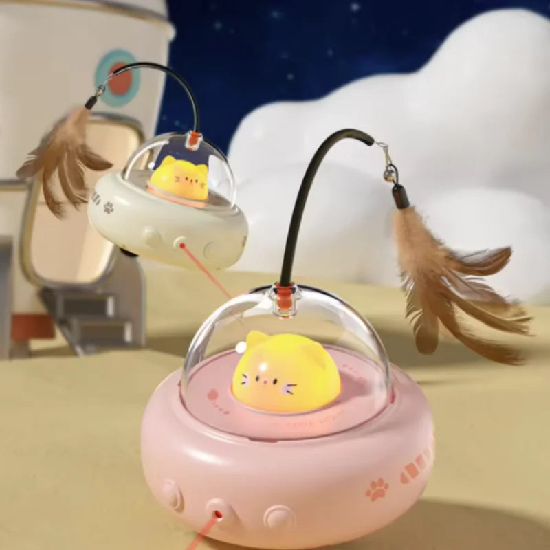 Brinquedo interativo elétrico recarregável para gatos