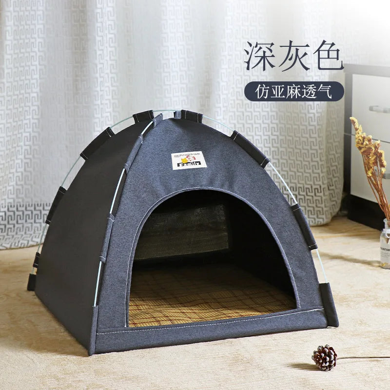 Cama-tenda para animais de estimação