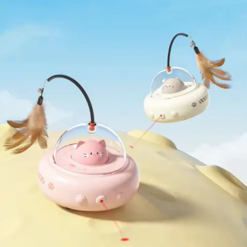 Brinquedo interativo elétrico recarregável para gatos