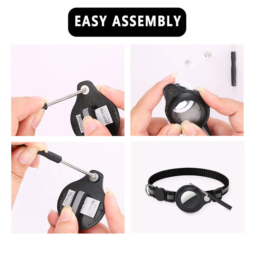 Coleira para gatos com suporte para AirTag